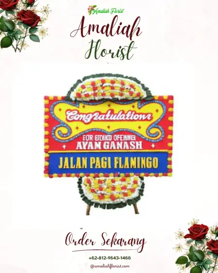 Sewa Papan Bunga Senganten